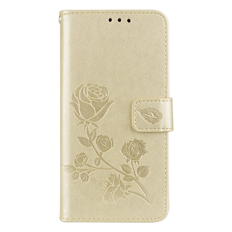 For Galaxy S9 Rose Embossed Horizontal Flip Environmental PU Leather Case with Holder & Card Slots & Wallet