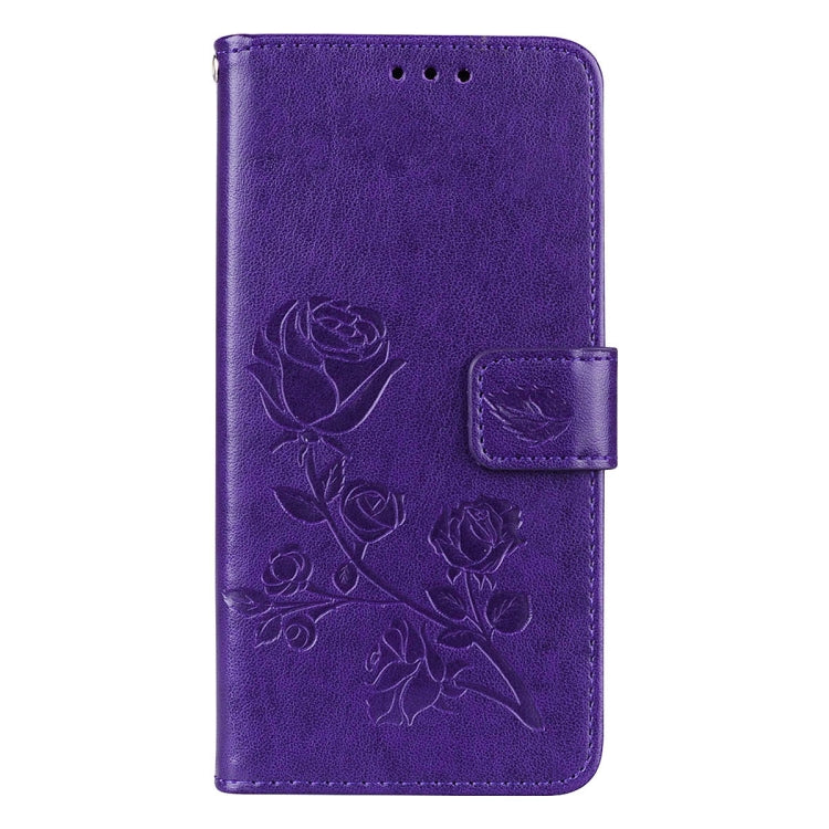For Galaxy S9 Rose Embossed Horizontal Flip Environmental PU Leather Case with Holder & Card Slots & Wallet