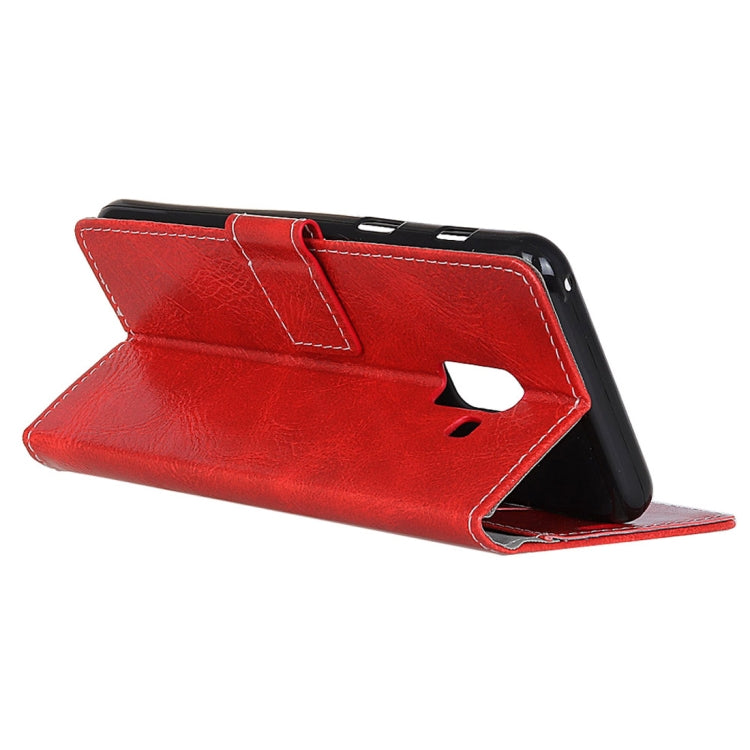 For Galaxy A6 (2018) Retro Crazy Horse Texture Horizontal Flip Leather Case with Holder & Card Slots & Wallet & Photo Frame