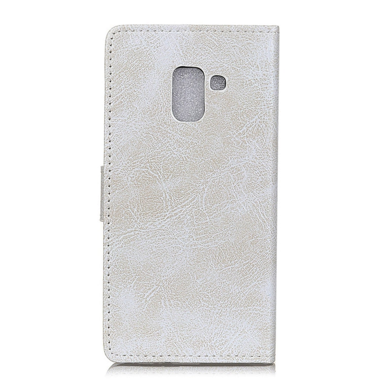 For Galaxy A6 (2018) Retro Crazy Horse Texture Horizontal Flip Leather Case with Holder & Card Slots & Wallet & Photo Frame