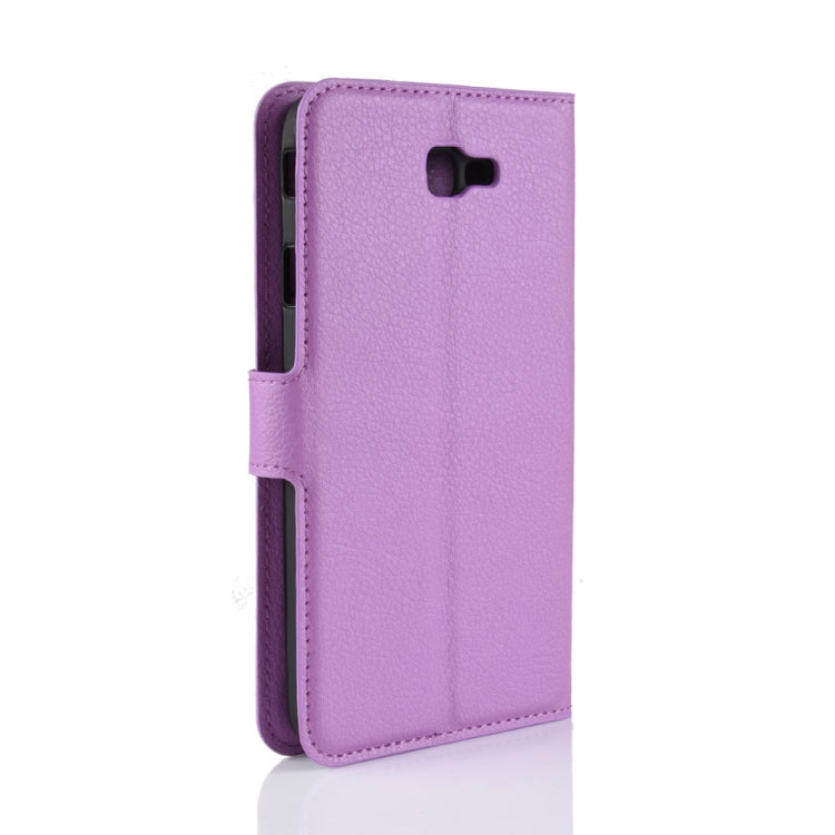 For Galaxy J7 Prime 2 G611F Litchi Texture Horizontal Flip PU Leather Case with Holder & Card Slots & Wallets