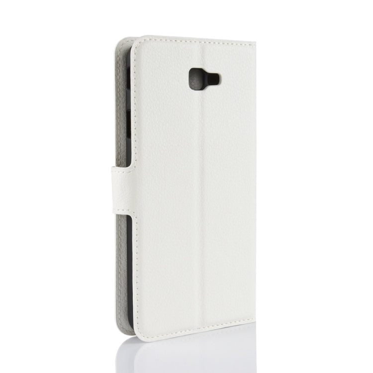 For Galaxy J7 Prime 2 G611F Litchi Texture Horizontal Flip PU Leather Case with Holder & Card Slots & Wallets