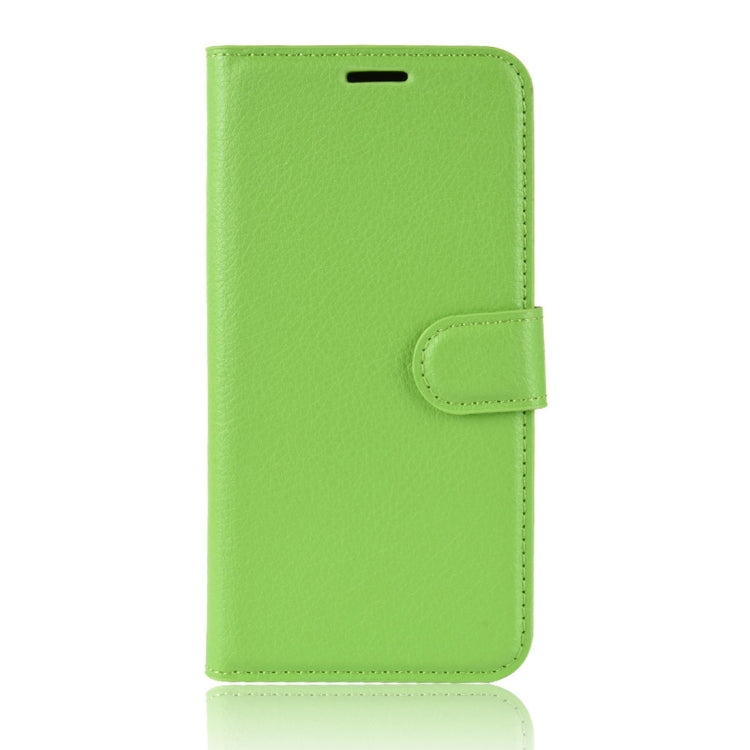 Litchi Texture Horizontal Flip Leather Case for Galaxy A6 (2018), with Wallet & Holder & Card Slots