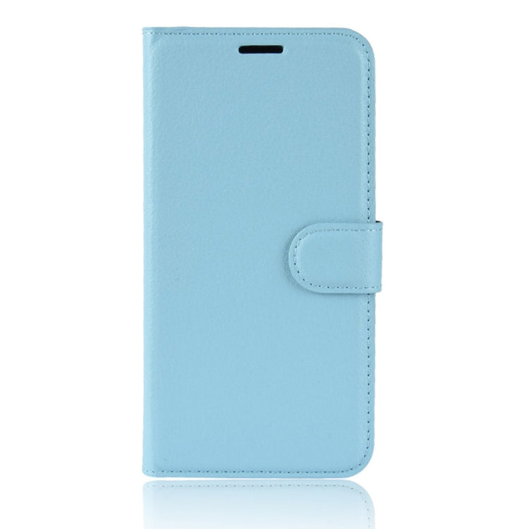Litchi Texture Horizontal Flip Leather Case for Galaxy A6 (2018), with Wallet & Holder & Card Slots