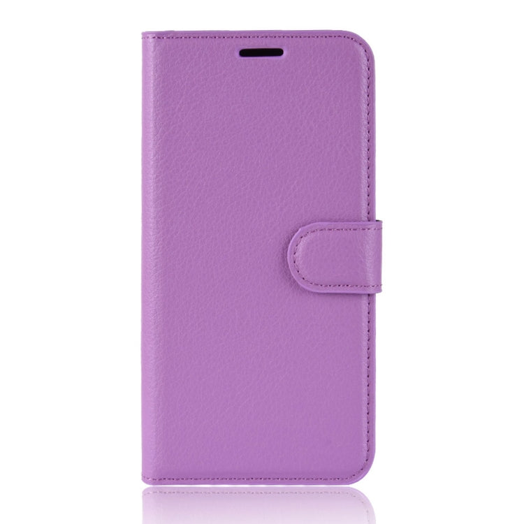 Litchi Texture Horizontal Flip Leather Case for Galaxy A6 (2018), with Wallet & Holder & Card Slots
