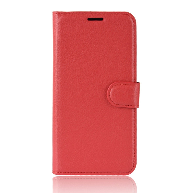 Litchi Texture Horizontal Flip Leather Case for Galaxy A6 (2018), with Wallet & Holder & Card Slots