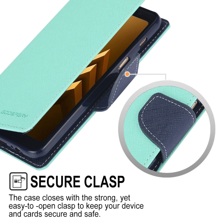 GOOSPERY FANCY DIARY Horizontal Flip PU Leather Case for Galaxy A8 (2018), with Card Slots & Holder