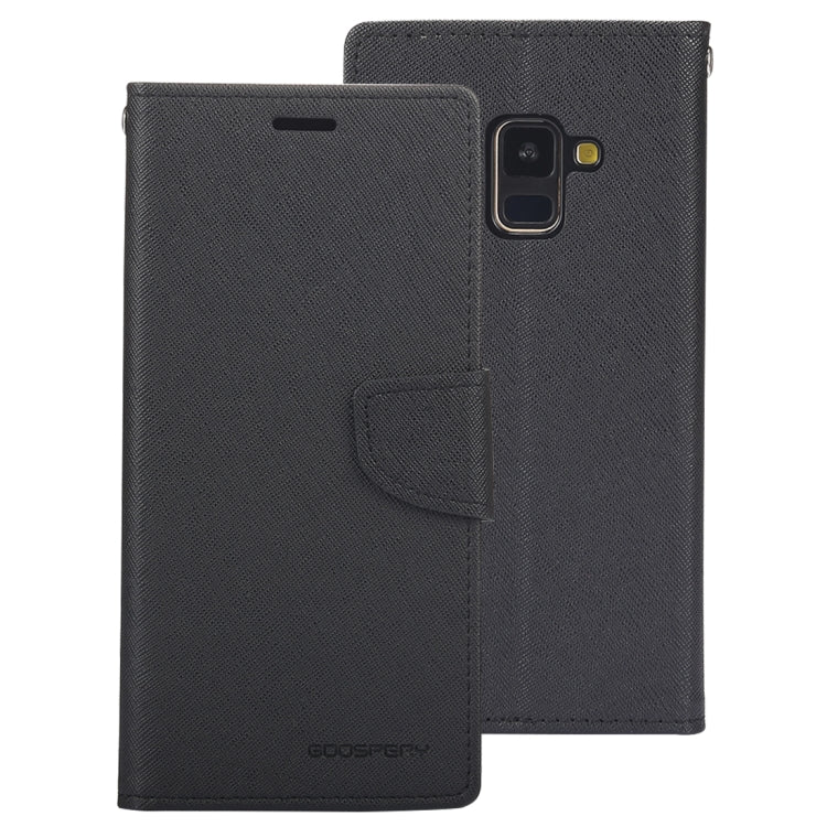 GOOSPERY FANCY DIARY Horizontal Flip PU Leather Case for Galaxy A8+