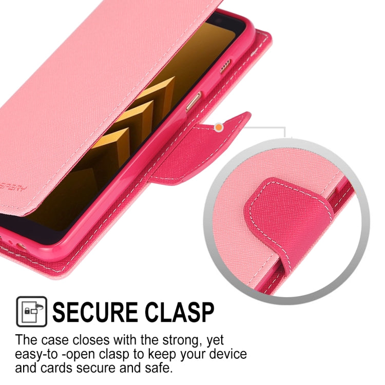 GOOSPERY FANCY DIARY Horizontal Flip PU Leather Case for Galaxy A8+