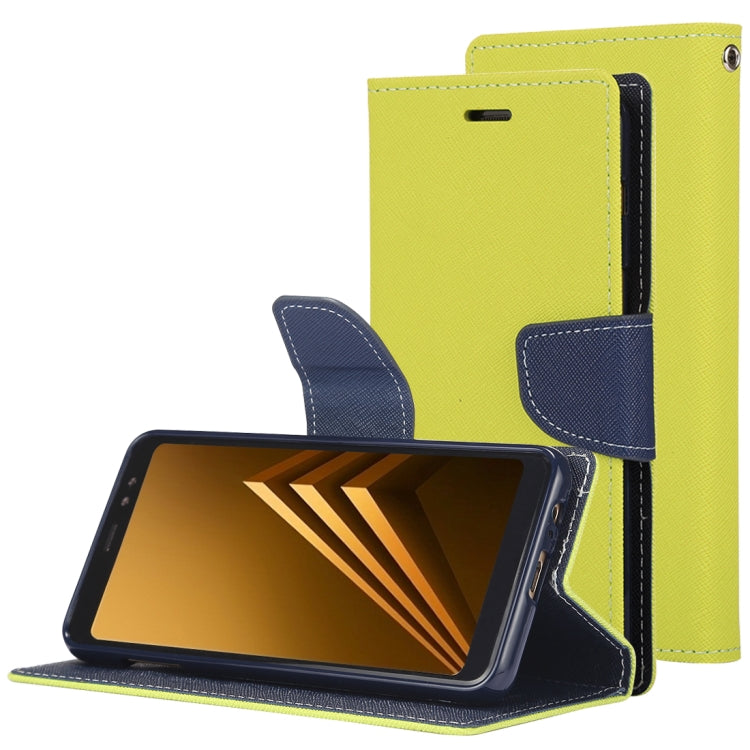 GOOSPERY FANCY DIARY Horizontal Flip PU Leather Case for Galaxy A8+