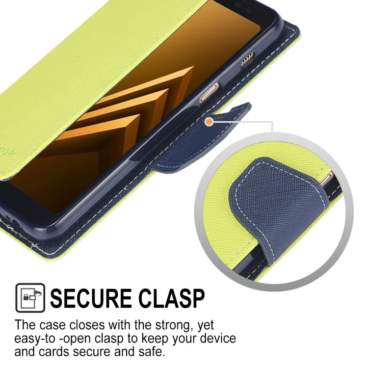 GOOSPERY FANCY DIARY Horizontal Flip PU Leather Case for Galaxy A8+