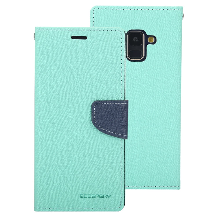 GOOSPERY FANCY DIARY Horizontal Flip PU Leather Case for Galaxy A8+