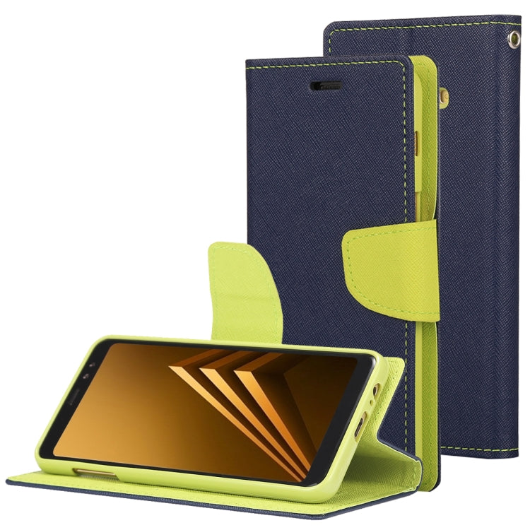 GOOSPERY FANCY DIARY Horizontal Flip PU Leather Case for Galaxy A8+