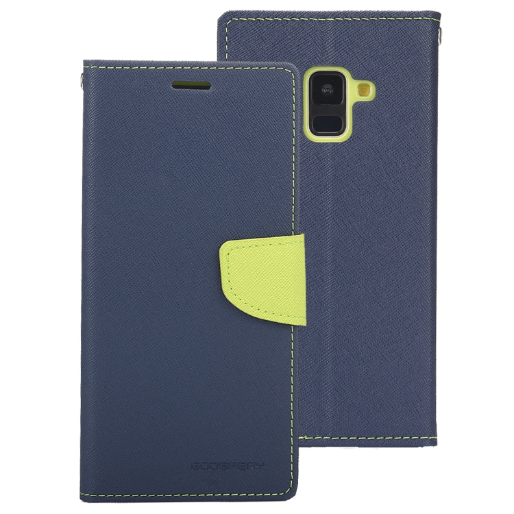 GOOSPERY FANCY DIARY Horizontal Flip PU Leather Case for Galaxy A8+