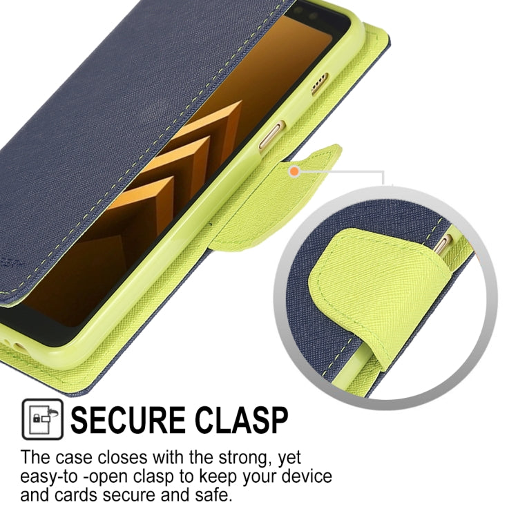 GOOSPERY FANCY DIARY Horizontal Flip PU Leather Case for Galaxy A8+