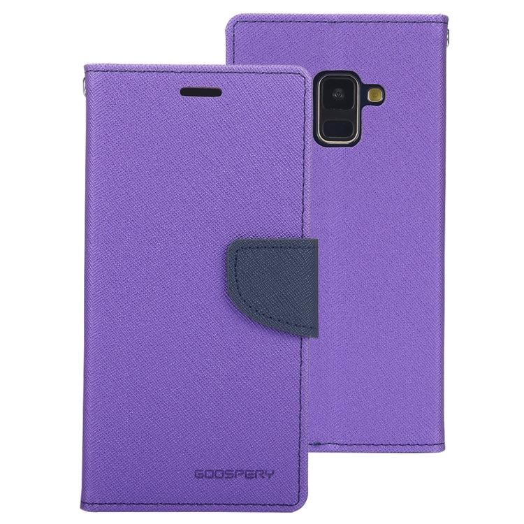GOOSPERY FANCY DIARY Horizontal Flip PU Leather Case for Galaxy A8+