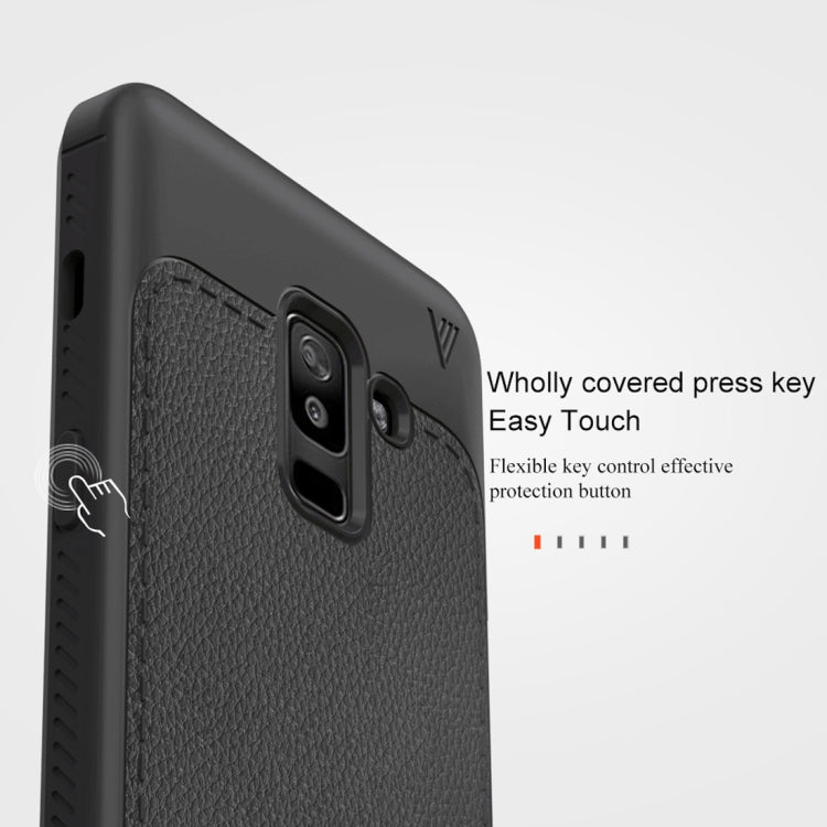 Lenuo Leshen Series Litchi Texture TPU Case for Galaxy A6+ (2018)