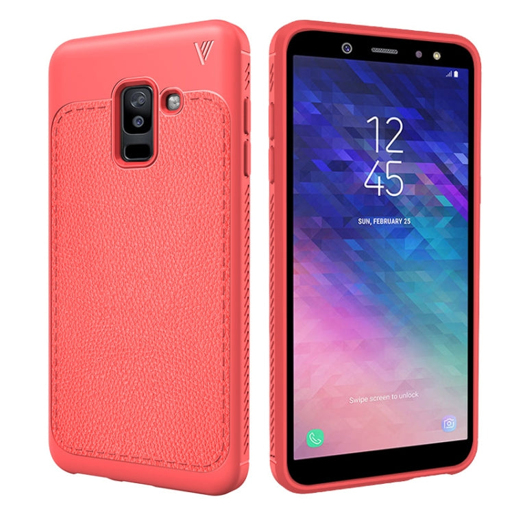 Lenuo Leshen Series Litchi Texture TPU Case for Galaxy A6+ (2018)