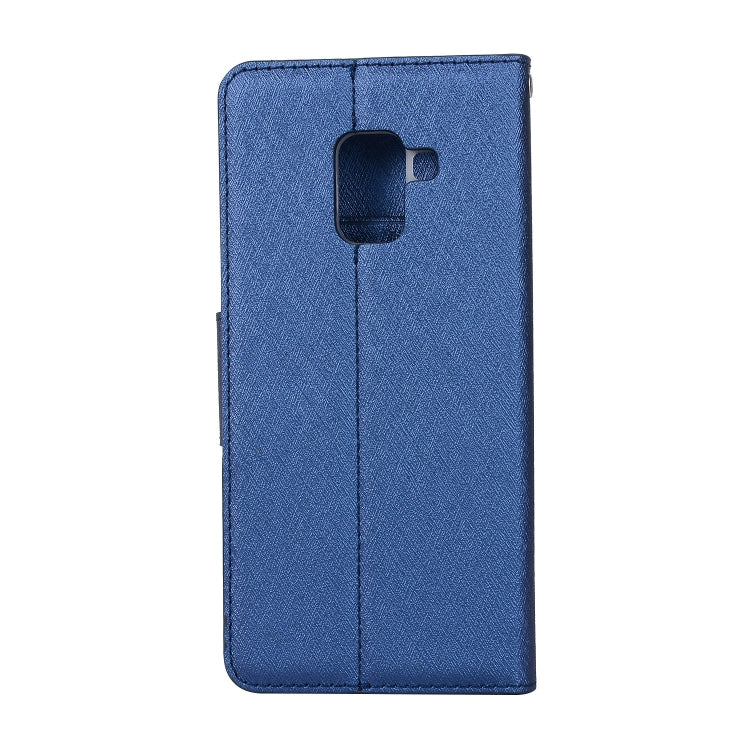 Silk Texture Horizontal Flip Leather Case for Galaxy A6 (2018), with Holder & Card slots & Wallet & Photo Frame