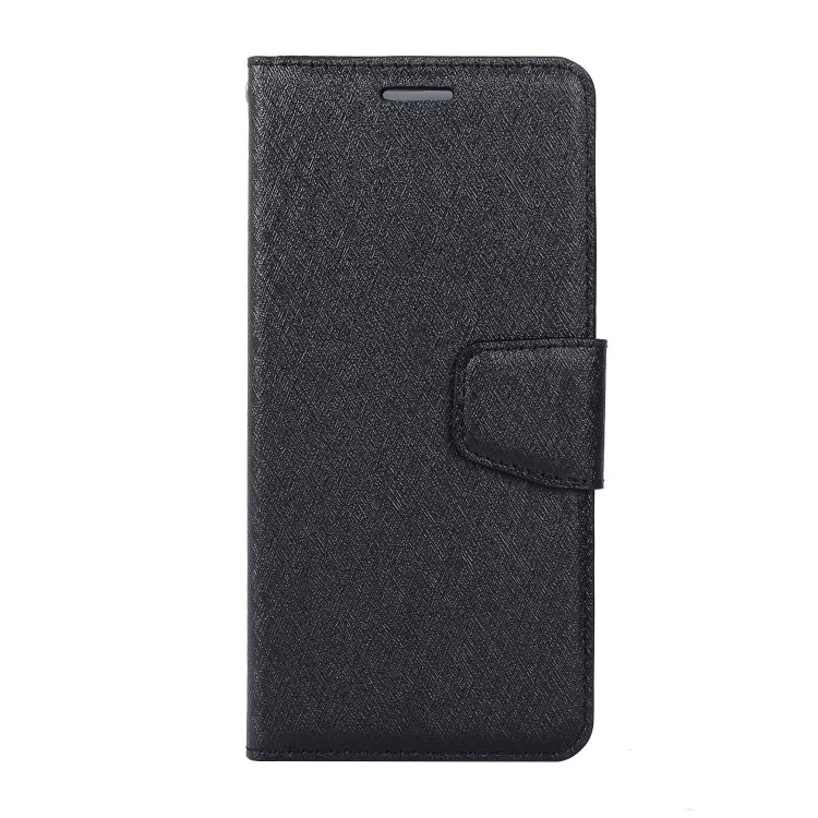Silk Texture Horizontal Flip Leather Case for Galaxy A6+ (2018), with Holder & Card slots & Wallet & Photo Frame