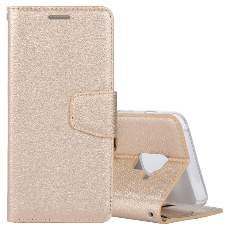 Silk Texture Horizontal Flip Leather Case for Galaxy A6+ (2018), with Holder & Card slots & Wallet & Photo Frame