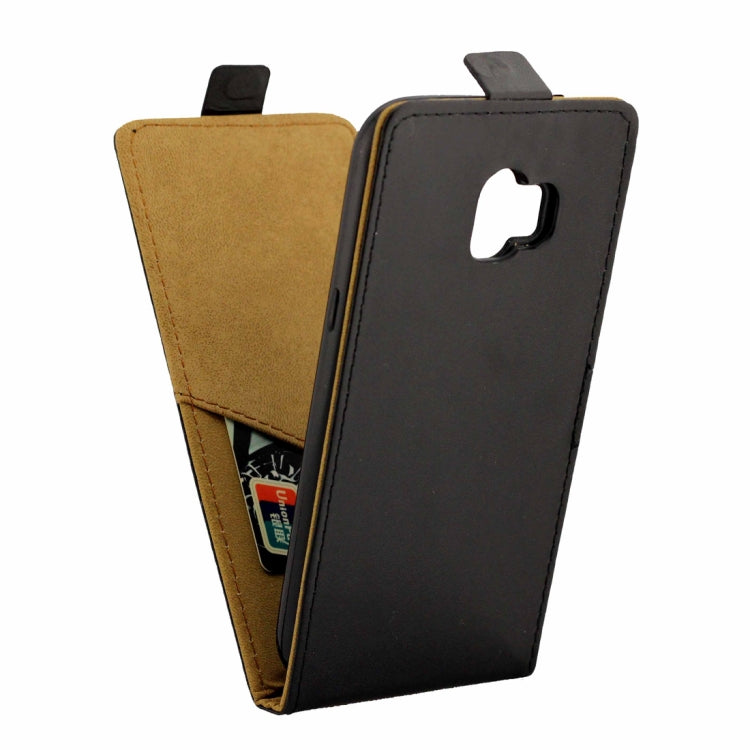 Business Style Vertical Flip TPU Leather Case  for Galaxy J2 Pro (2018) , with Card Slot (Black)