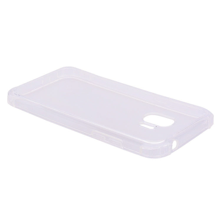 Simple Style TPU Hockproof Protective Cover Case for Galaxy J2 Pro (2018) (Transparent)