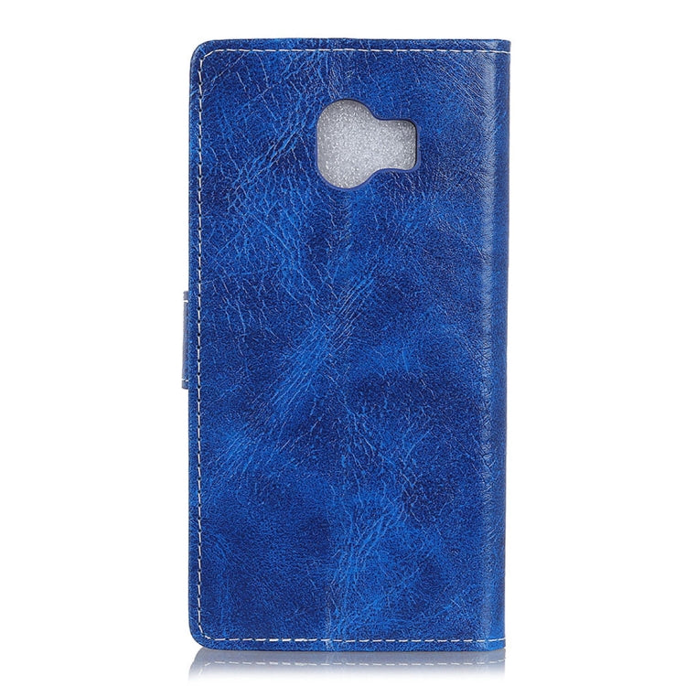 Retro Crazy Horse Texture Horizontal Flip Leather Case for Galaxy J4 (2018)