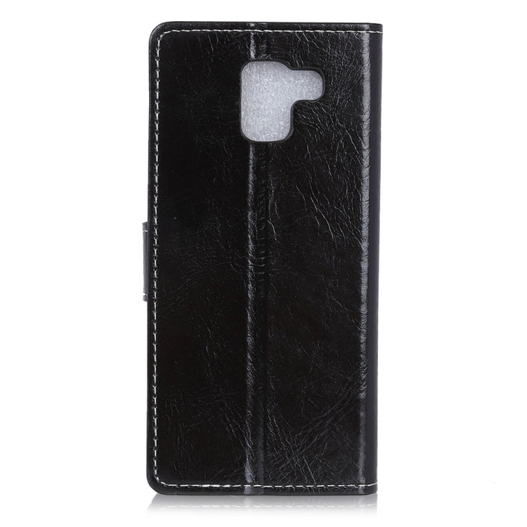 Retro Crazy Horse Texture Horizontal Flip Leather Case for Galaxy J6 (2018)(EU Version), with Holder & Card Slots & Wallet & Photo Frame