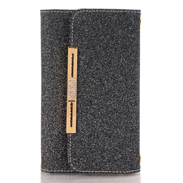Glitter 2 in 1 Wallet Style Detachable Leather Case Shoulder Chain Bag with Card Slots for Galaxy S7 / G930