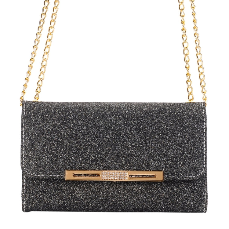 Glitter 2 in 1 Wallet Style Detachable Leather Case Shoulder Chain Bag with Card Slots for Galaxy S7 / G930