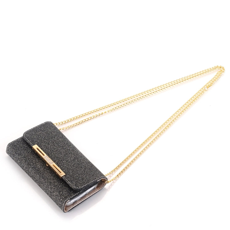 Glitter 2 in 1 Wallet Style Detachable Leather Case Shoulder Chain Bag with Card Slots for Galaxy S7 / G930