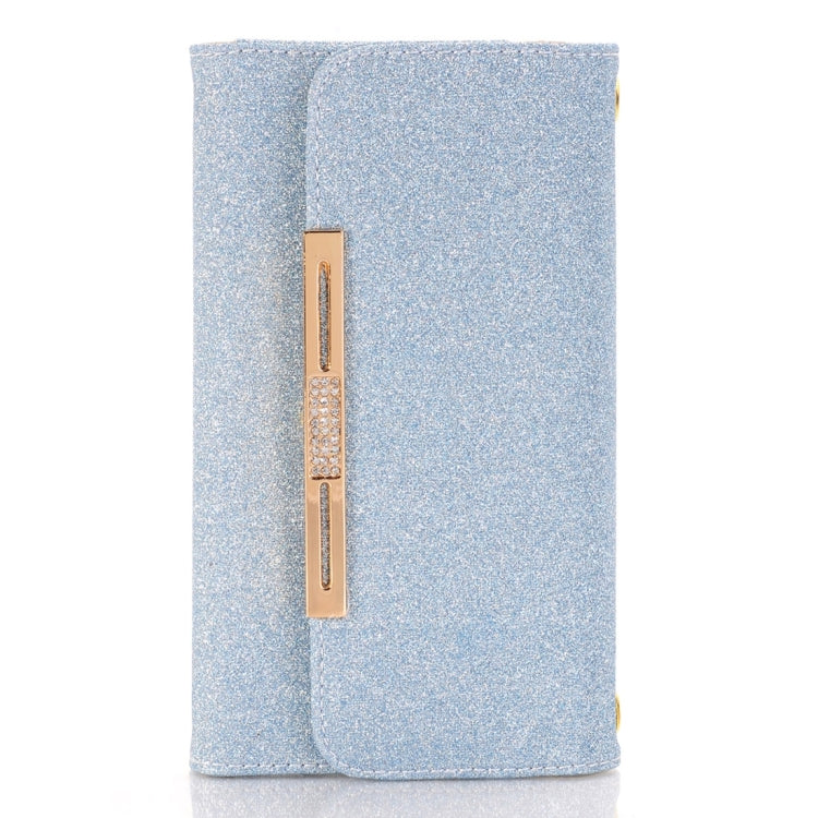 Glitter 2 in 1 Wallet Style Detachable Leather Case Shoulder Chain Bag with Card Slots for Galaxy S7 / G930