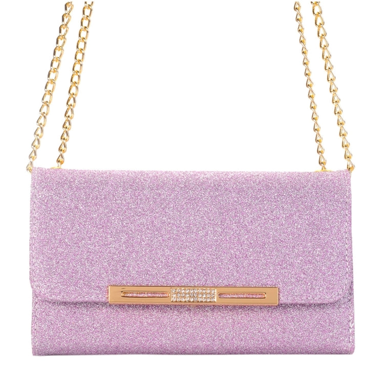 Glitter 2 in 1 Wallet Style Detachable Leather Case Shoulder Chain Bag with Card Slots for Galaxy S7 / G930