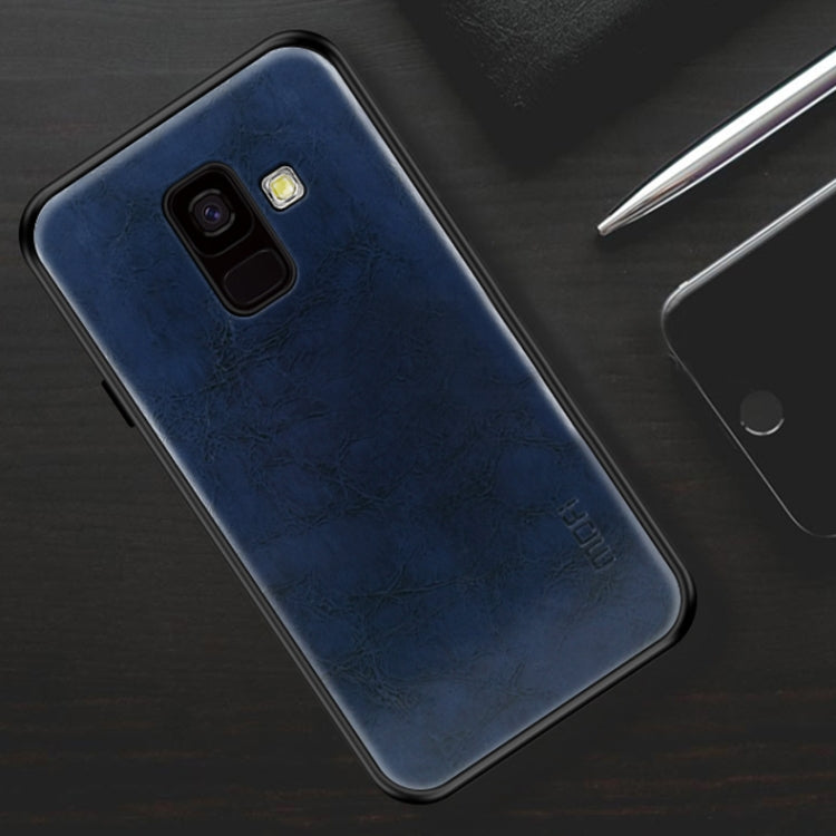 MOFI Shockproof PU Paste PC Case for Galaxy A6 (2018)