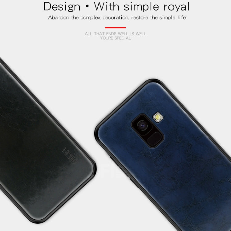 MOFI Shockproof PU Paste PC Case for Galaxy A6 (2018)