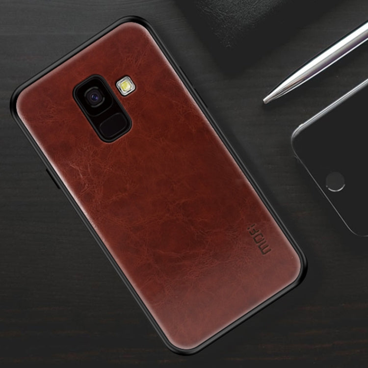 MOFI Shockproof PU Paste PC Case for Galaxy A6 (2018)