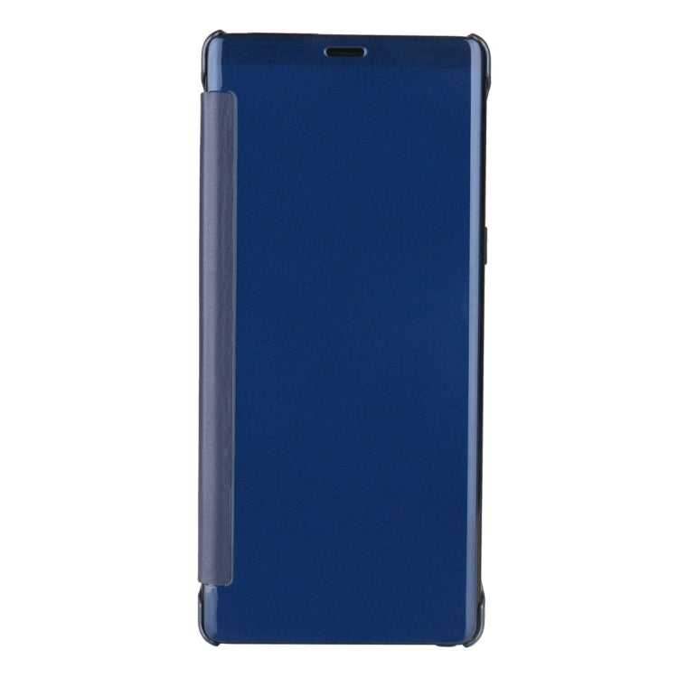 For Galaxy Note 8 UV Style PC + PVC High Transparency Frosted Horizontal Flip Leather Case with SmartStay