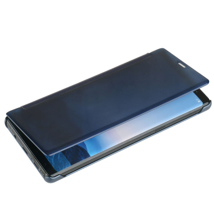 For Galaxy Note 8 UV Style PC + PVC High Transparency Frosted Horizontal Flip Leather Case with SmartStay