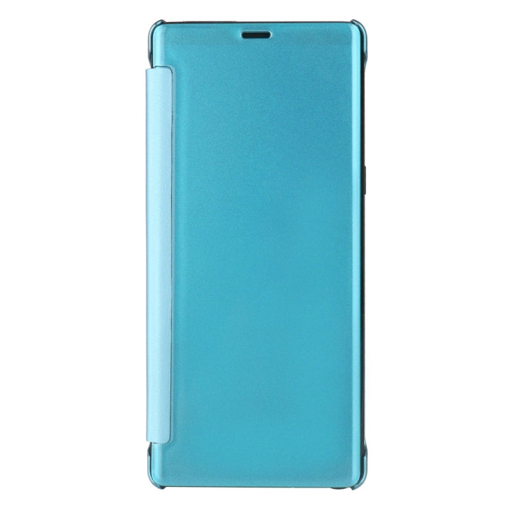 For Galaxy Note 8 UV Style PC + PVC High Transparency Frosted Horizontal Flip Leather Case with SmartStay