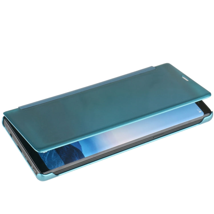 For Galaxy Note 8 UV Style PC + PVC High Transparency Frosted Horizontal Flip Leather Case with SmartStay