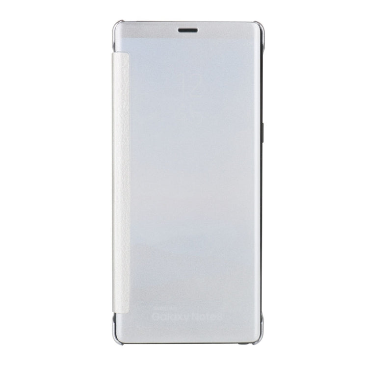 For Galaxy Note 8 UV Style PC + PVC High Transparency Frosted Horizontal Flip Leather Case with SmartStay