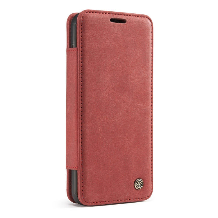 CaseMe H2 Litchi Texture Horizontal Flip Detachable Magnetic Case for Galaxy S9+, with Card Slots & Lanyard