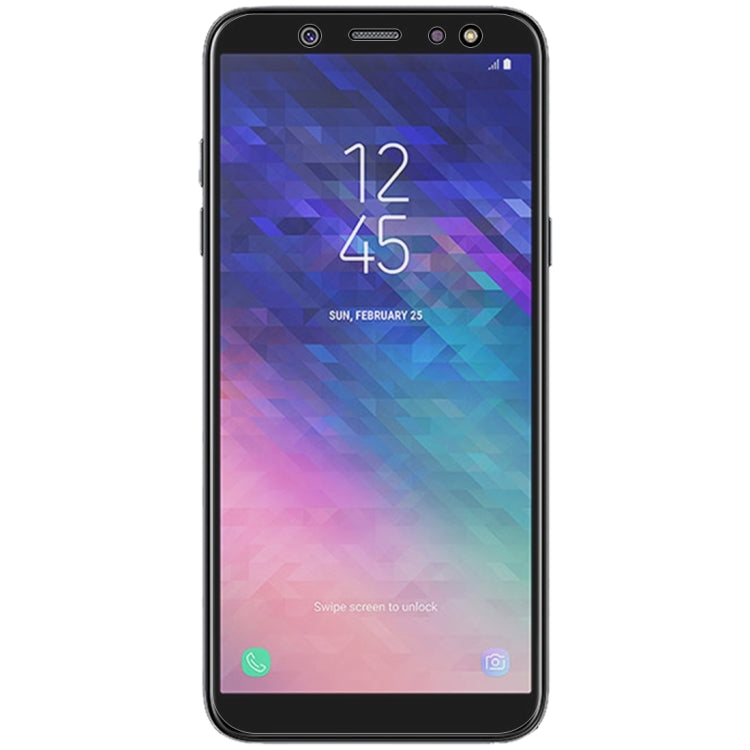 2 PCS 0.26mm 9H 2.5D Tempered Glass Film for Galaxy A6+ (2018)