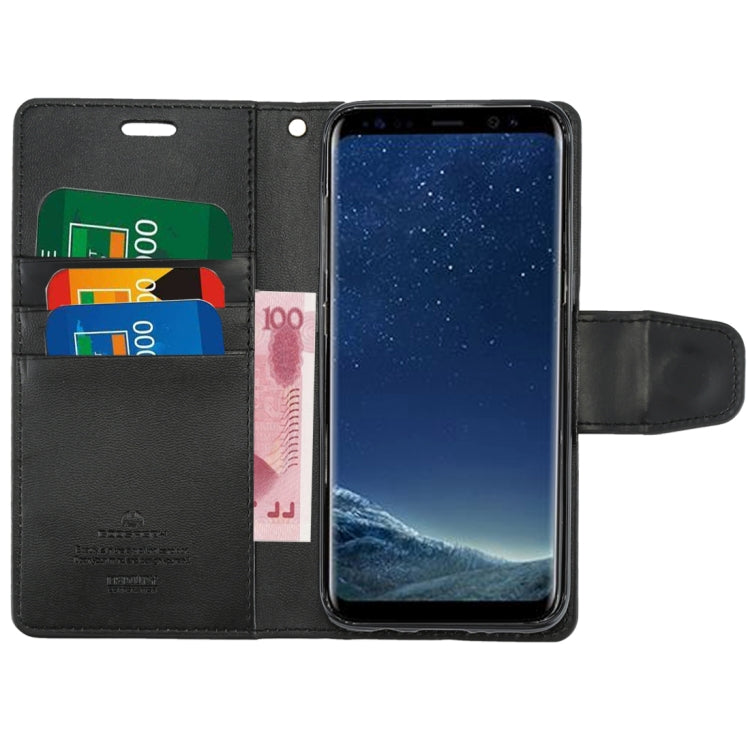 GOOSPERY SONATA DIARY Series for Galaxy S8 / G950 Simulation Skin Horizontal Flip Leather Case with Holder & Card Slots & Wallet