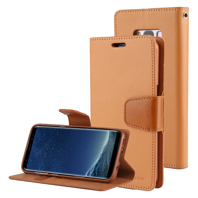 GOOSPERY SONATA DIARY Series for Galaxy S8 / G950 Simulation Skin Horizontal Flip Leather Case with Holder & Card Slots & Wallet