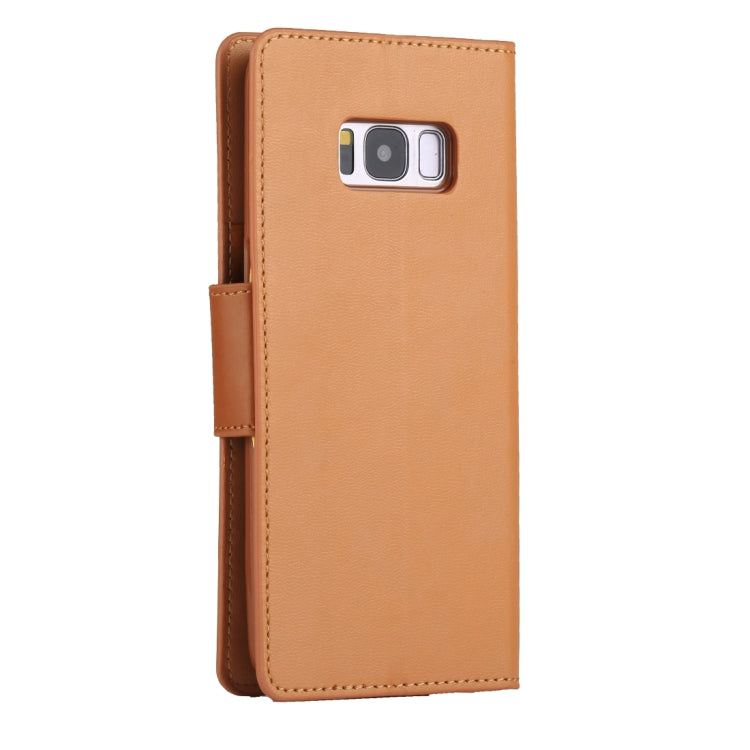 GOOSPERY SONATA DIARY Series for Galaxy S8 / G950 Simulation Skin Horizontal Flip Leather Case with Holder & Card Slots & Wallet