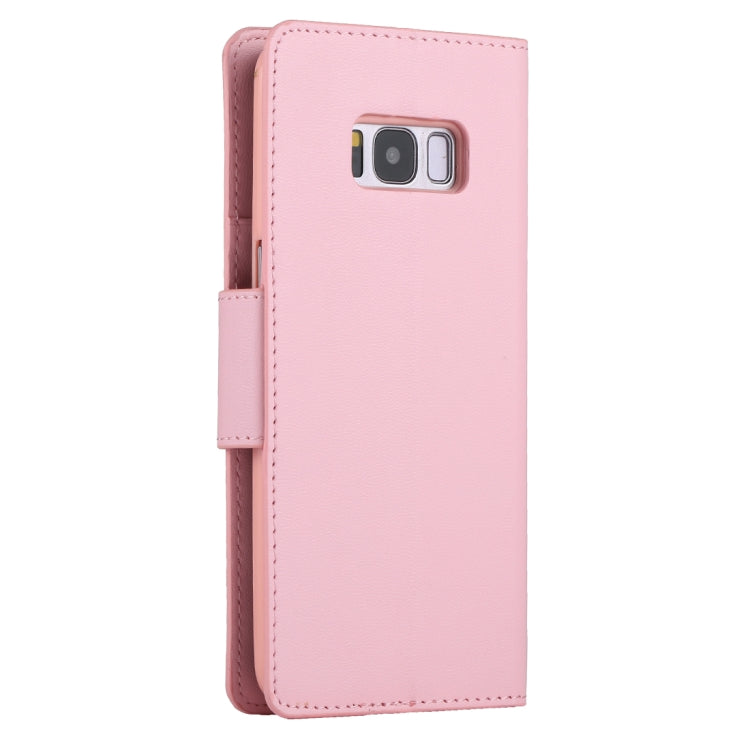 GOOSPERY SONATA DIARY Series for Galaxy S8 / G950 Simulation Skin Horizontal Flip Leather Case with Holder & Card Slots & Wallet