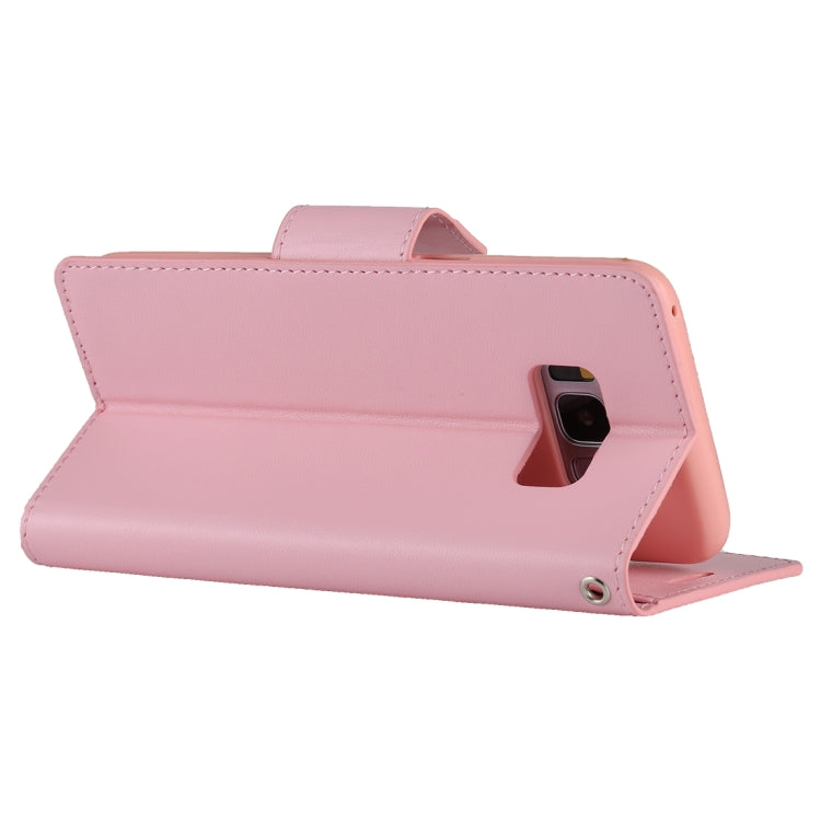 GOOSPERY SONATA DIARY Series for Galaxy S8 / G950 Simulation Skin Horizontal Flip Leather Case with Holder & Card Slots & Wallet