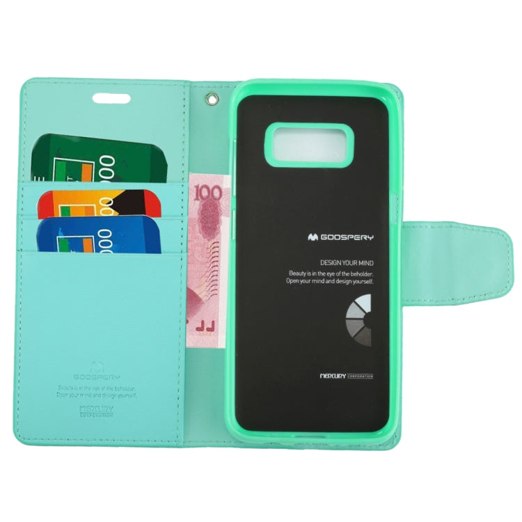 GOOSPERY SONATA DIARY Series for Galaxy S8 / G950 Simulation Skin Horizontal Flip Leather Case with Holder & Card Slots & Wallet